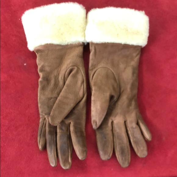 Ugg - leather gloves - Picture 4 of 7